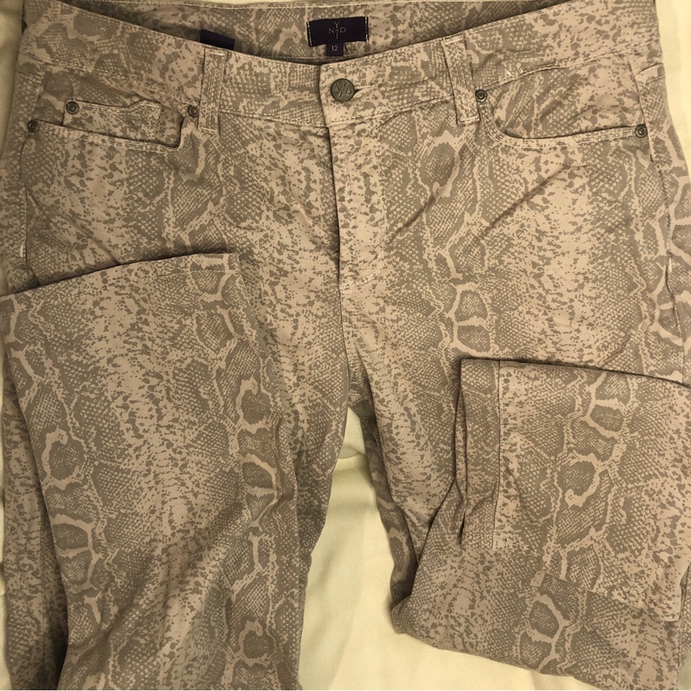 NYDJ snake print. Size 12 Ankle straight